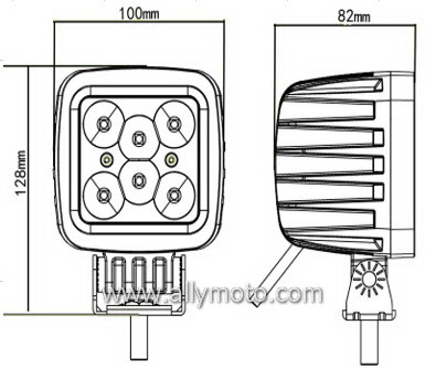 30W LED Driving Light Work Light 1036